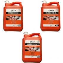 3 savons mains avec microbilles - creme nettoyante 15l litres