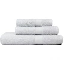 Lot De 3 Serviettes Éponge En Coton Couleur Perle Teddy