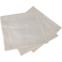 Lot de 3 serviettes table coton hélios