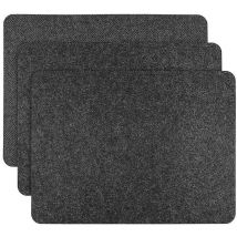 Lot de 3 tapis résistants à la chaleur pour plan de travail de friteuse, protecteur de chaleur antidérapant, tapis résistant à la chaleur pour cuisine