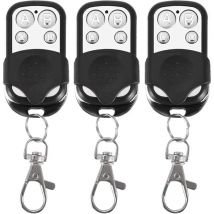Largeight - Lot de 3 télécommandes universelles, à Code Fixe, avec fréquence de 433,92 MHz, pour Portail Automatique