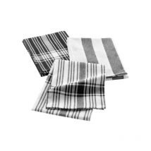 Lot de 3 Torchons 'Bayado' 50x70cm Noir