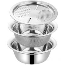 Lot de 3 ustensiles de cuisine multifonctions pour éplucheur de cuisine et râpe pour restaurant