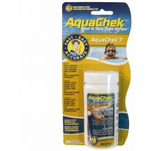 Aquachek - Lot de 3 x 50 bandelettes d'analyse pour piscine ou spa - 7 en 1