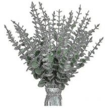 Lot de 30 feuilles d'eucalyptus pour composition florale, décoration de table, mariage