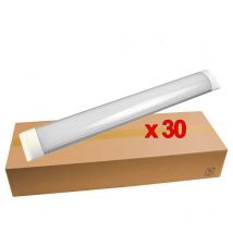 Digilamp - Lot de 30 - réglettes led 40W 3200LM 120CM IP20 blanc froid 6000K