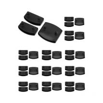 Lot de 36 Embouts pour Lattes de Sommier, Support Latte Sommier, Incluant 24 Embouts Latéraux et 12 Supports Centraux, Capuchons de Remplacement en