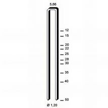 4000 agrafes E-30 INOX A2 - 5,66 x 30 x D. 1,2 mm - 6E-309 - Alsafix