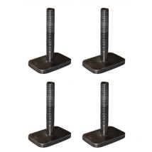 France Attelage - Lot de 4 adaptateurs pour rainures en t Thule T-Track 882