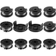 Csparkv - F016800569/F016800385 Bobine de Fil de Rechange pour débroussailleuse Bosch Art 23SL 26SL 23-28+Housse F016F04557 (10 bobines + 2 Capuchons)