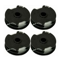 Lot de 4 bobines de Rechange pour débroussailleuse sans Fil Parkside prta 20-Li C3 IAN351753