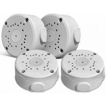 Lot de 4 boîtes de jonction étanches pour caméra de surveillance