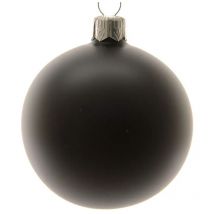 Pallina di Natale Opaca Nero 8mm