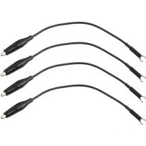 Basetbl - Lot de 4 câbles de mise à la terre pour sonde d'oscilloscope avec clip Accessoires pour oscilloscope