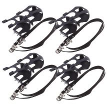 Lot de 4 cale-pieds pour vélo