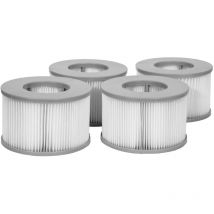 Lot de 4 cartouches filtrantes pour spa gonflable Mspa