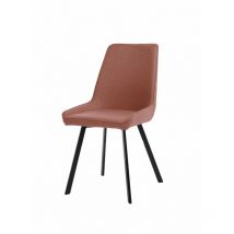 Iperbriko - Lot de 4 Chaises en Microfibre - Fox - 48cm x 60cm x 87cm