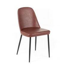 Webmarketpoint - Tamara - Chaise violette soft touch 4 pcs