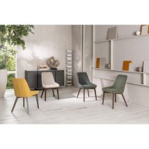 Webmarketpoint - Chaise en tissu 62 cm x 49,5 cm x 87 cm 4 pièces