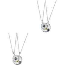Feiyue - Lot de 4 colliers de projection pour couple, colliers assortis pour l'amour
