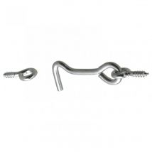 Lot De 4 Crochets De Contrevent Acier Hettich L.37 x L.16 Mm