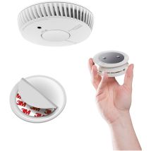 Angeleye - Lot de 4 détecteurs de fumée nf autonomie 5ans-garantie 10 ans + 4 supports aimantés