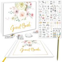 Lot de 4 feuilles d'autocollants de mariage, autocollants vintage pour livre d'or de mariage, autocollants pour album photo, livre d'or de mariage,