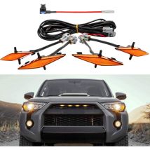 Linghhang - Lot de 4 feux ambrés led (ambre) avec fusible et instructions pour grille Toyota 4Runner trd Pro 2014-2022, y compris SR5, trd
