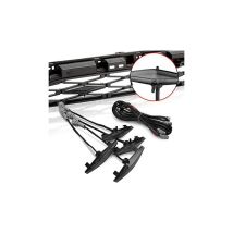 Lot de 4 feux ambrés LED (noir) avec fusible et instructions pour grille Toyota 4Runner TRD Pro 2014-2022, y compris SR5, TRD tout-terrain, Limited,