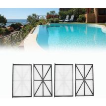 Lot de 4 Filtres de Nettoyeur de Piscine Robotique, Cartouches Filtrantes de Rechange pour Nettoyeur de Piscine Robotique, Lavable Rcx70101, pour