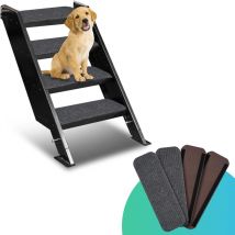 Lot de 4 housses de marche pour camping-car 49,5 x 19,1 cm, housses d'escalier pour camping-car, tapis de marche pour camping-car