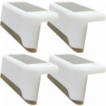 Lumières Solaires [Lot de 4] - Lumières Blanches à Énergie Solaire.