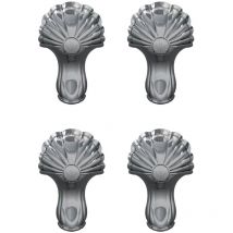 Aquatop - 4 Pieds classiques chromé Burlington pour baignoire