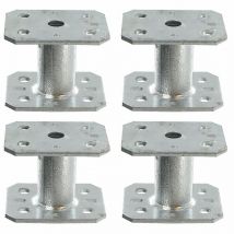 Simpson Strong Tie - Lot de 4 Pieds de poteau de petite dimension PPMINI70