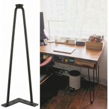 Ayyqh - Lot de 4 pieds épingle 41 cm pour table design industriel