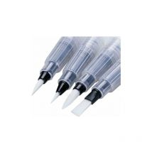 Pinceaux Aquarelle à Reserve d'eau Rechargeables,Pinceau à Eau avec réservoir,Stylo à Eau,Stylo Aquarelle avec Pointe Fine pour Peinture