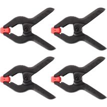 Lot de 4 pinces à ressort, 50 mm - Centrale Brico