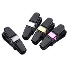 Lot de 4 Porte-Lunettes pour Pare-Soleil de Voiture, Support de Lunettes Voiture, Porte-Lunettes pour Pare-Soleil avec Clip, Clips de Lunettes pour