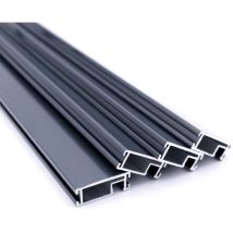 Avosdim - Profils Moustiquaire Cadre recoupable - Longueur 200 cm - Alu Gris Anthracite