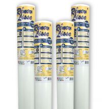 Rénov'lisse - Lot de 4 rouleaux - Toile de rénovation prepeint 160g/m² à base de cellulose polyester - 60m²