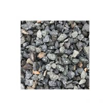 King Matériaux - Lot de 4 sacs de +/- 20 kg - Gravier Vert Bleu 10/14