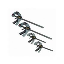 Stanley - Lot de 4 serre-joints - Capacité de serrage : 150300 mm - Saillie : 135 mm