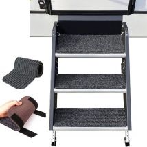 Cyslmuk - Lot de 4 tapis de marche pour camping-car pour camping-cars et camping-cars (19.5' x 7,5')