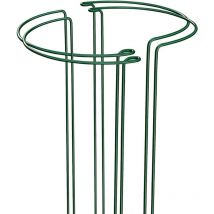 Ugreat - Lot de 4 Tuteur pour Plante 25cm x 40cm, Aidez Vos Plantes à Pousser, Supports de Jardin en Métal, Anneau de Support de Plantes de Jardin