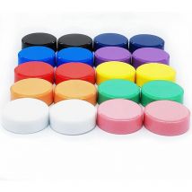Lot de 40 Aimant Frigo Magnetic Magnet Frigo, Aimant Puissant, Petit Rond Colorés Décoratifs Aimants pour Tableau Magnetique Frigo, Tableau Blanc,