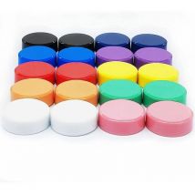 Lot de 40 Aimant Frigo Magnetic Magnet Frigo, Aimant Puissant, Petit Rond Colorés Décoratifs Aimants pour Tableau Magnetique Frigo, Tableau Blanc,