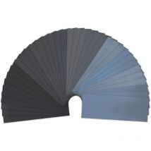 Groofoo - shining house 36 piezas de papel de lija, lanhu 23 x 9,3 cm, papel de lija húmedo y seco