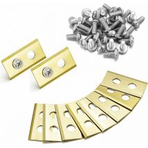 Rosemary - Lot de 45 lames en titane pour tondeuse robot Worx Landroid - Des lames de qualité supérieure pour un gazon impeccable