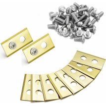 Lot De 45 Lames En Titane Pour Tondeuse Robot Worx Landroid - Des Lames De Qualité Supérieure Pour Un Gazon Impeccable