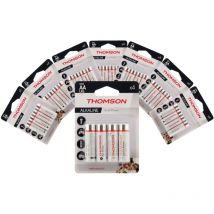 Pack de 32 piles alcalines LR06 aa 1,5V Thomson